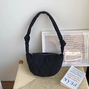 Winter Shoulder Bag Women Small Hobos Bag Clutch Underarm Bags
