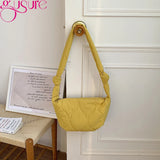 Winter Shoulder Bag Women Small Hobos Bag Clutch Underarm Bags