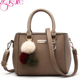 Women Top-handle Bags High PU Leather Shoulder Bag Female Crossbody Bags