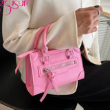 Vintage Clutch Small Handbag Ladies Shoulder Bags PU Leather Crossbody Bags