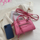 Vintage Clutch Small Handbag Ladies Shoulder Bags PU Leather Crossbody Bags