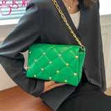 Quilted Women Shoulder Bag Chain Purses Handbag Totes