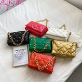 Quilted Women Shoulder Bag Chain Purses Handbag Totes