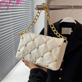 Quilted Women Shoulder Bag Chain Purses Handbag Totes