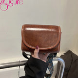 Retro PU Leather Crossbody Shoulder Bag Small Messenger Lady Travel Handba