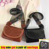 Retro PU Leather Crossbody Shoulder Bag Small Messenger Lady Travel Handba