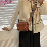 Retro PU Leather Crossbody Shoulder Bag Small Messenger Lady Travel Handba