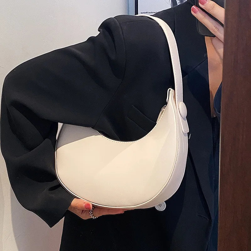 Underarm Shoulder Bag Shipper Tote Bags for Women PU Leather Hobo Bag