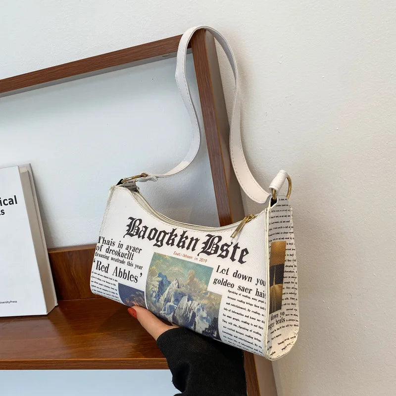 Women Bags PU Leather Small Armpit Purse Shoulder Clutch Handbags