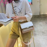 Leather Crossbody Bag Chain Shoulder Messenger Lady Travel Purse