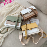 Leather Crossbody Bag Chain Shoulder Messenger Lady Travel Purse