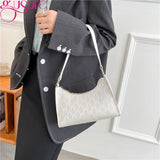 Solid Shoulder Purse Underarm Bag Top-handle Clutch Small Handbag Pouch