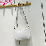 Solid Women Shoulder Bags Small Handbags PU Leather Crossbody Bags