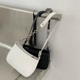 Solid Women Shoulder Bags Small Handbags PU Leather Crossbody Bags