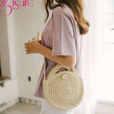Summer Straw Bags For Women Woven Beach Raffia Small Handbags