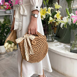 Summer Straw Woven Bags For Women Raffia Rattan Beach Bags