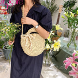 Summer Straw Woven Bags For Women Raffia Rattan Beach Bags