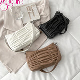 Summer Underarm Hobo Bag For Women PU Leather Small Handbag