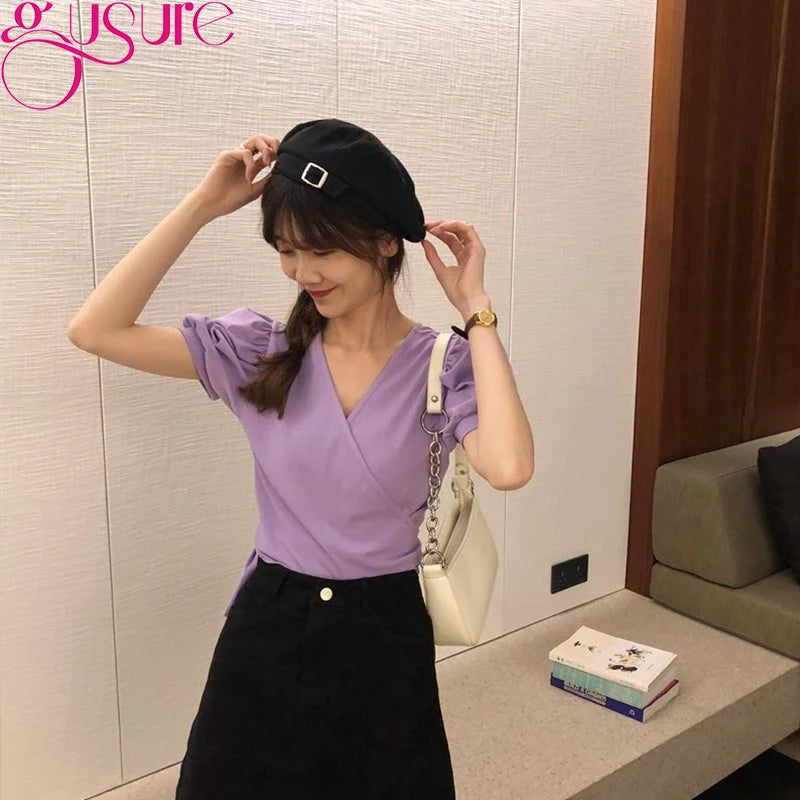 Vintage Solid Small PU Leather Shoulder Bags For Women