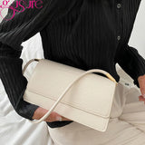 Retro PU Leather Handbag Top Handle Tote Underarm Vintage Bag Clutch Purse