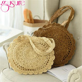 Women Travel Beach Bags Large Capacity Shopper Tote Ladies Hollow Shoulder Bags