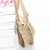 Women Travel Beach Bags Large Capacity Shopper Tote Ladies Hollow Shoulder Bags