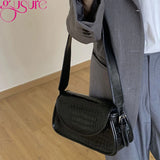 Women's Small Shoulder Handbags Totes Casual Bag Ladies PU Leather Armpit Travel