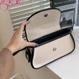 Women's Small Shoulder Handbags Totes Casual Bag Ladies PU Leather Armpit Travel