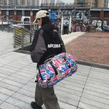 Canvas Gym Duffle Bag Sports Laptop Backpack