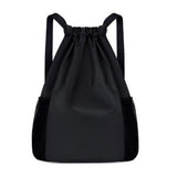 Waterproof Gym Backpack Drawstring Belt Travel Sports Bag