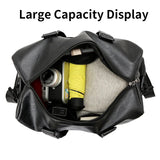 Leather Gym Bag Dry Wet Bags Men Training Yoga Travel Shoulder Sac De Sport