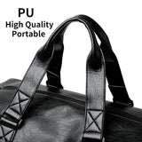 Leather Gym Bag Dry Wet Bags Men Training Yoga Travel Shoulder Sac De Sport