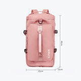 Women's Gym Bag Yoga Travel Luggage Dry Wet Shoulder Handbag Backpack