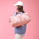 Women's Gym Bag with Shoe Compartment & Wet Pocket
