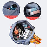 Sports Gym Bag Women Men Fitness Dry Wet Seperation Shoulder Bag