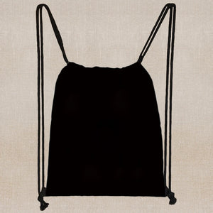 Canvas Drawstring Rucksack Gym School Bag
