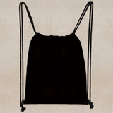 Canvas Drawstring Rucksack Gym School Bag