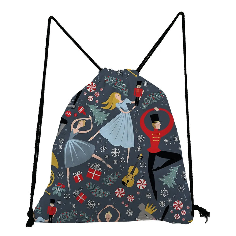 Ballet Art Girl Print Backpack for Students