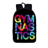 Gymnastics Art Backpack Travel School Bags Book Bag
