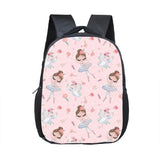 Girls Gymnastics Ballet School Backpack, Cute Toddler Diaper Book Bag