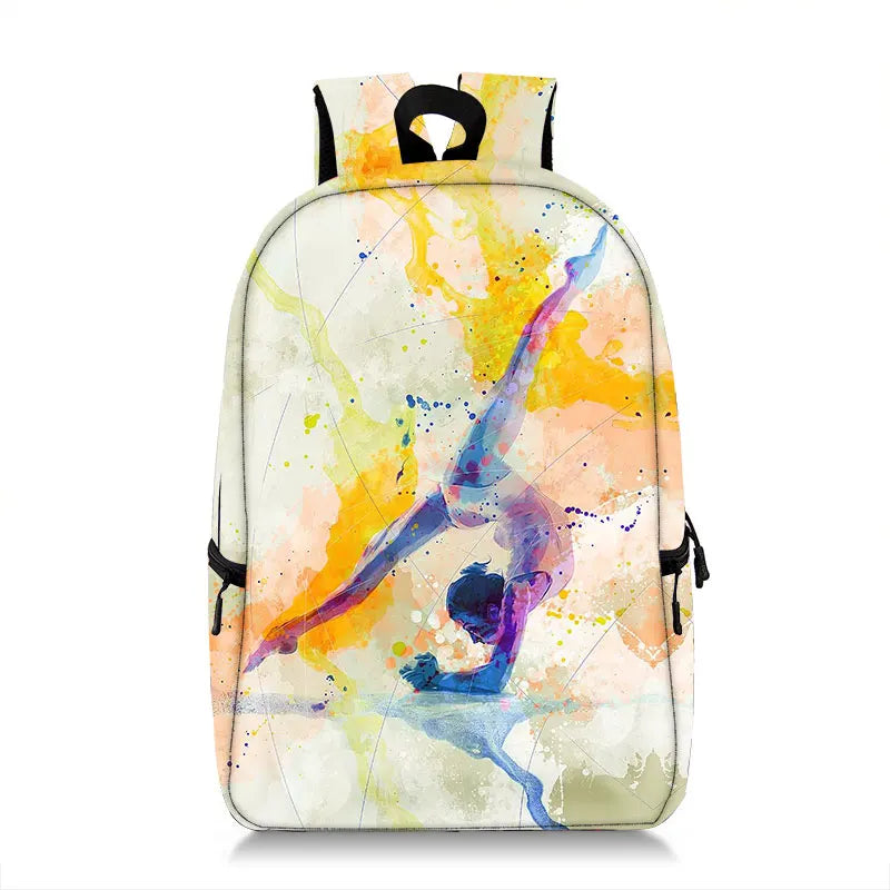 Gymnastics Tumbling Backpack for Girls School Bags