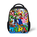 Super-Malio Pattern Kindergarten Backpack