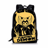 Bendy-Ink-Game Pattern School Backpack for Children