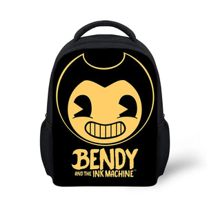 Kindergarten Backpack Bendy Ink Machine Print Boys School Bag Mini Book Bag
