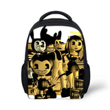 Kindergarten Backpack Bendy Ink Machine Print Boys School Bag Mini Book Bag