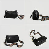 HANSDAFA Leather Shoulder Crossbody Bag For Women Handbag Cow Leather Ladies