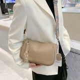 HANSDAFA Leather Shoulder Crossbody Bag For Women Handbag Cow Leather Ladies