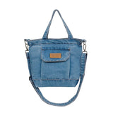 HAPPIEST Denim Women Casual Small Handbag Cowboy Fabric Female Shoulde