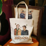 HEARTSTOPPER Quote Book Shoulder Bag Canvas Shopper Tote Beach Bag