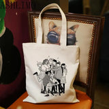 HEARTSTOPPER Quote Book Shoulder Bag Canvas Shopper Tote Beach Bag